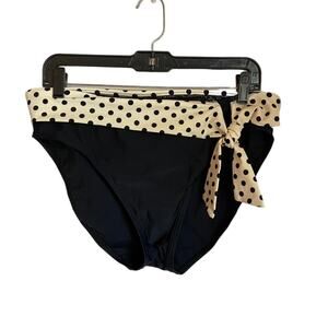 Fresh Water Polka Dot Bikini Bottom Size 14